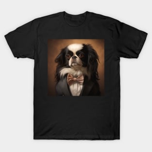 Japanese Chin Dog in Suit T-Shirt